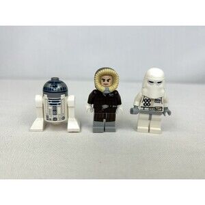 Lego Star Wars Minifigures - Hoth Han Solo R2-D2 Rebel Trooper 75138 Lot Of 3